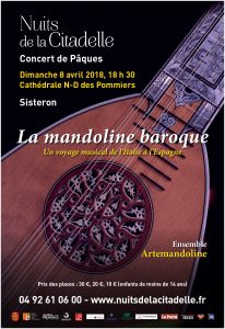 Concert de Pâques 2018 (Affiche Artemandoline)
