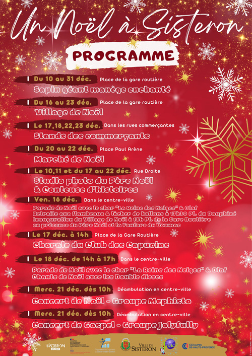 Red Minimal Christmas Market Invitation Poster - 4